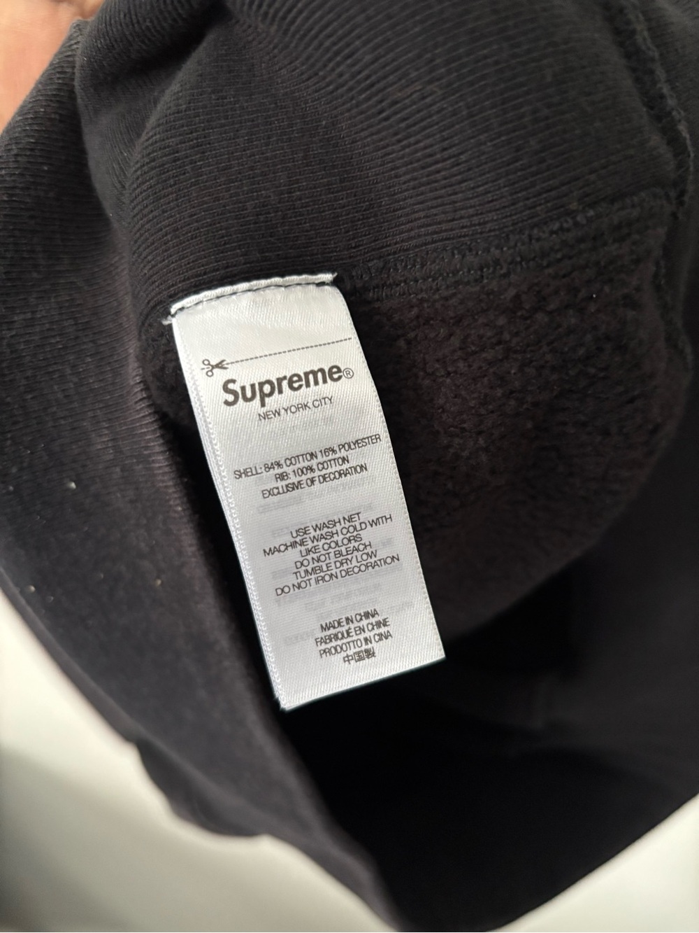 Supreme Washed Box Logo Crewneck (FW25) - Picture 8 of 10